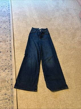 DL1961 Hepburn Wide Leg Size 25 Mediterranean color